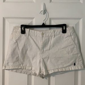White polo Ralph Lauren sport Shorts